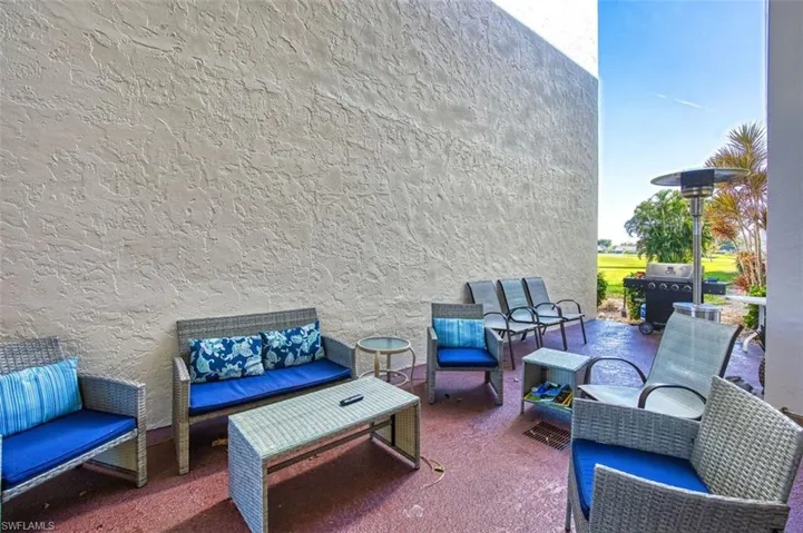 View of patio / terrace with outdoor lounge area and grilling area