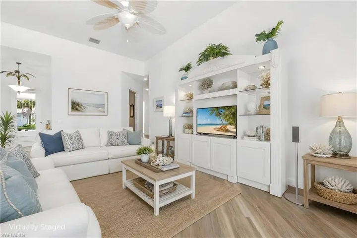 Virtually Staged Great/Living Room