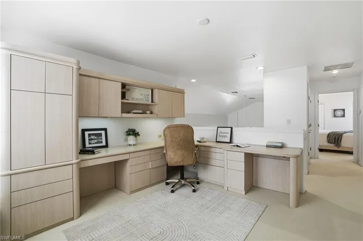 Built-in Office Upstairs