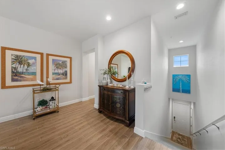 Foyer at top of stairs