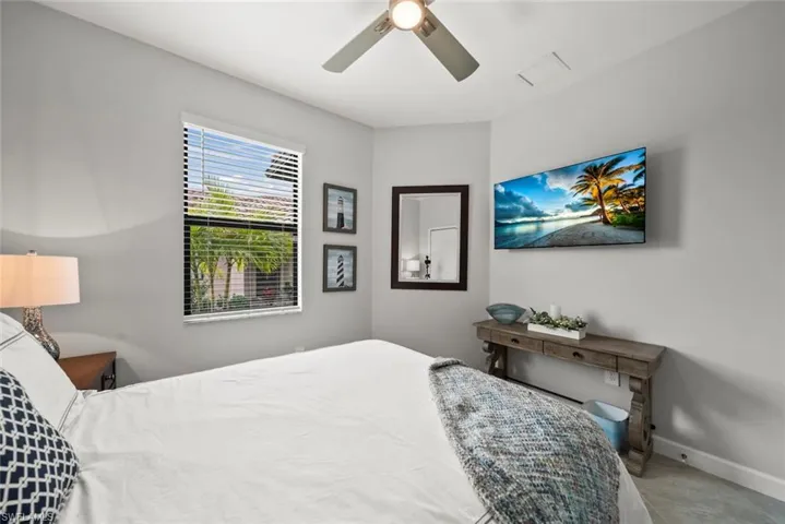 Sunny guest bedroom