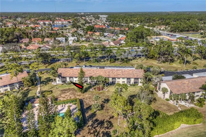 Aerial overview of property's location