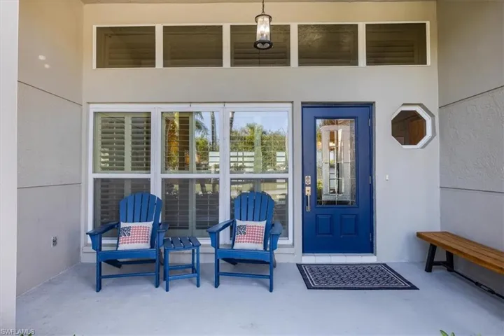 Open front porch