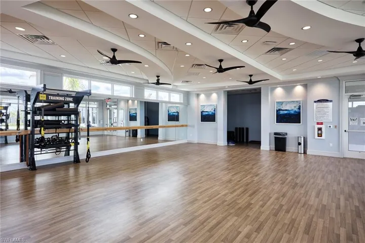 Aerobic and Stretching Room