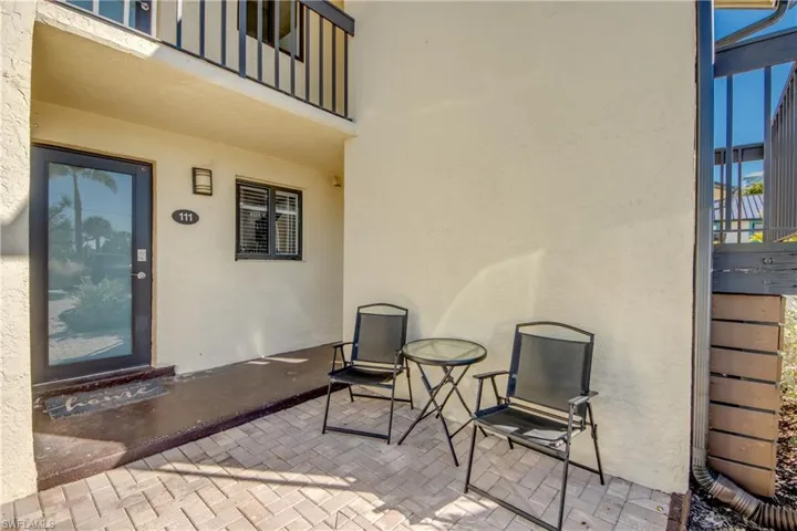 View of patio