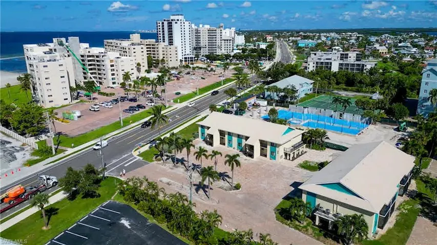 View of urban area featuring a pool area