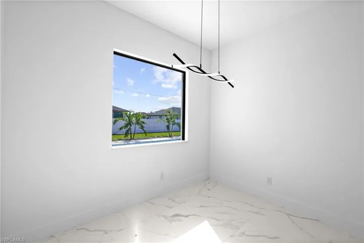 View of unfurnished dining area