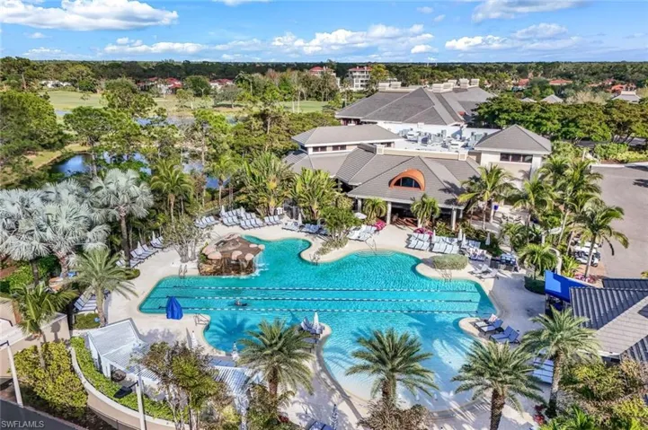 Community Pool Aerial View