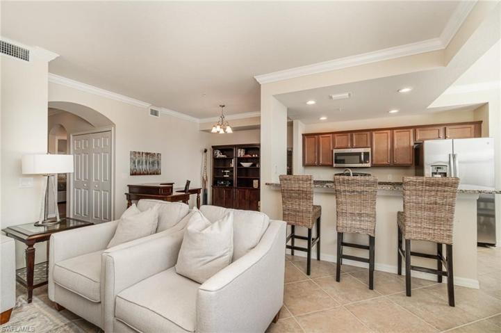 Bar stool seating at  Kitchen Countertop