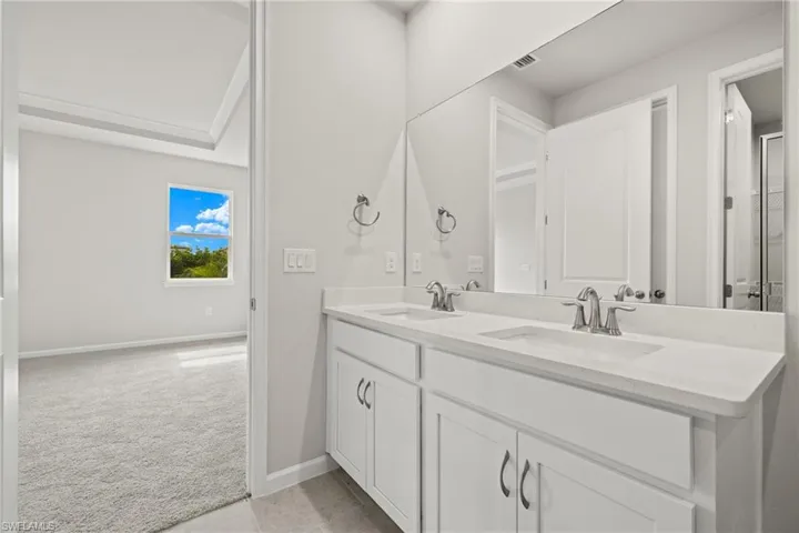 Owner's Bath with Separate Vanities