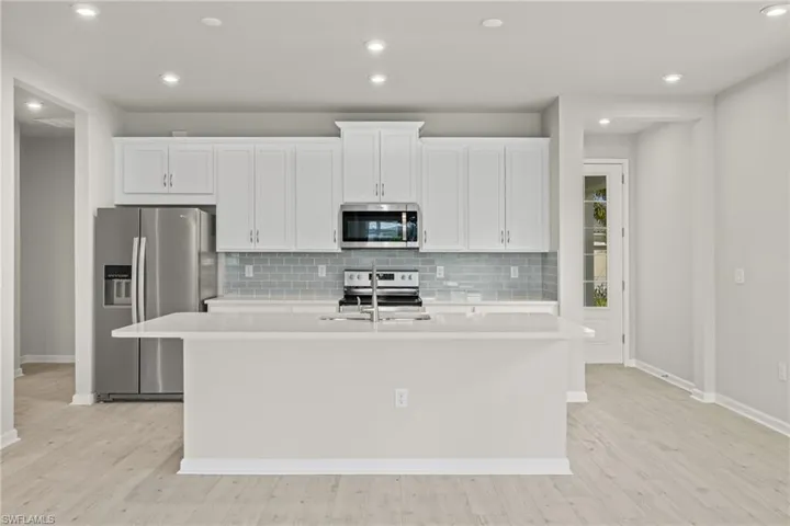 Kitchen Island with Breakfast Bar