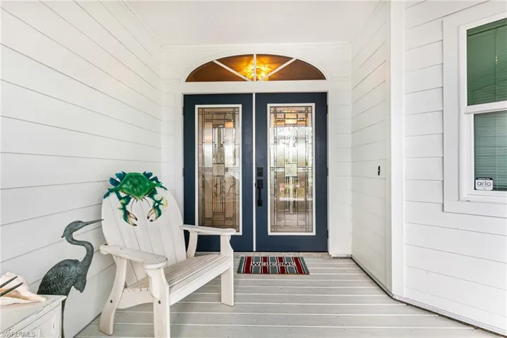 View of exterior entry