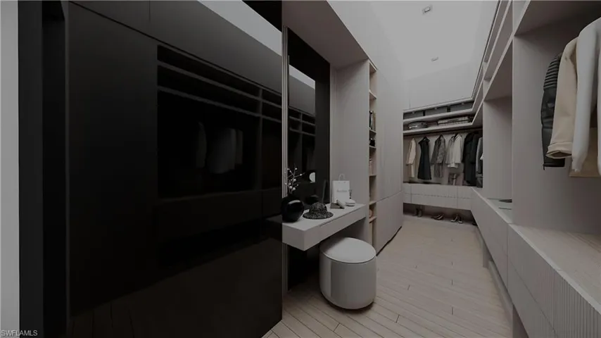Rendering- Primary "Hers" Walk in closet