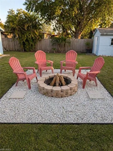 back yard