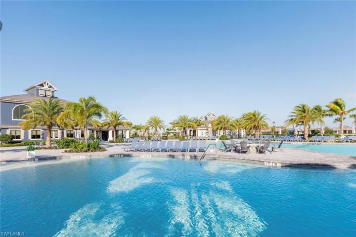 Resort style community pool