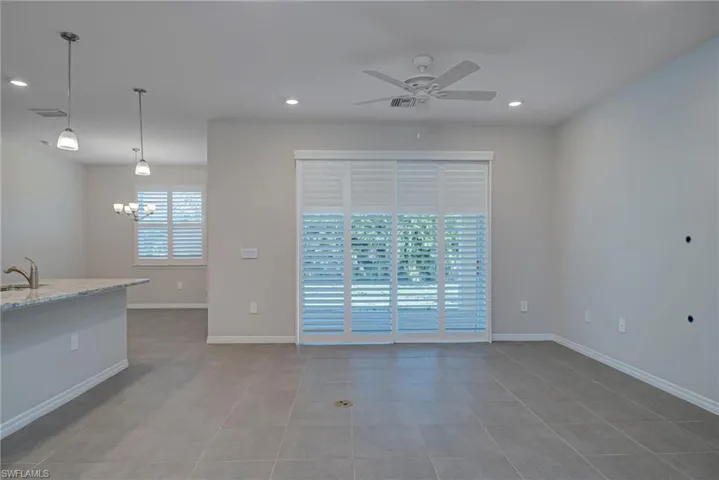 Open concept floorplan