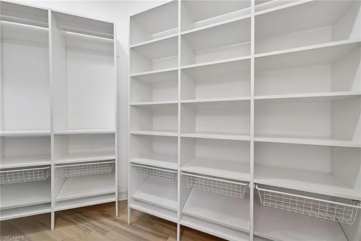 View of storage area