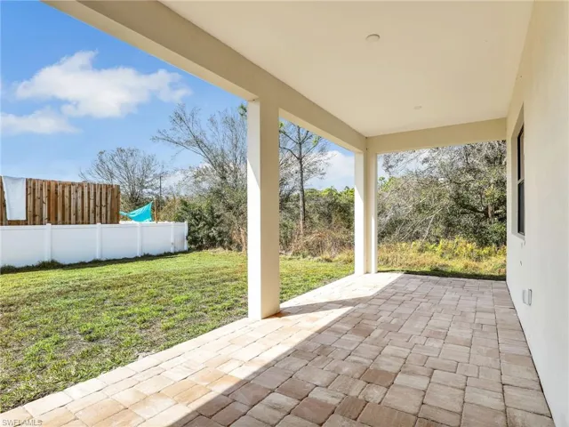 View of patio