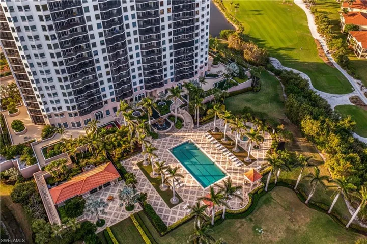 Aerial Community Pool Community Pool