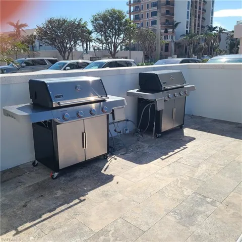 View of patio / terrace with a grill.