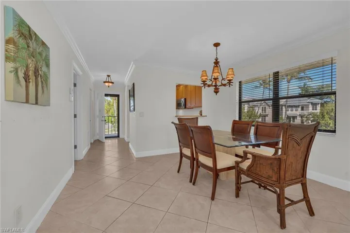Dining Room Featuring Kitchen Pass-Through