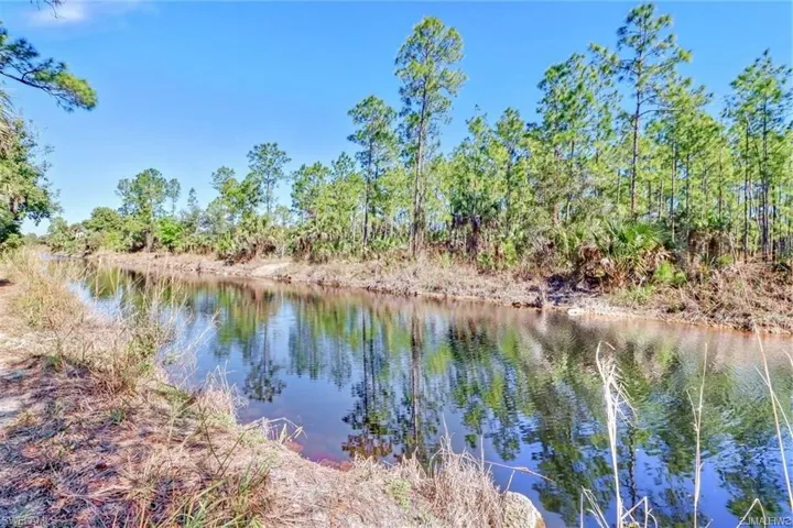 Canal behind property
