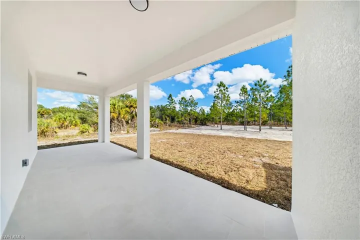 View of patio