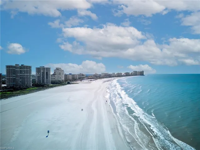 Public beaches of Marco Island featuring skyline