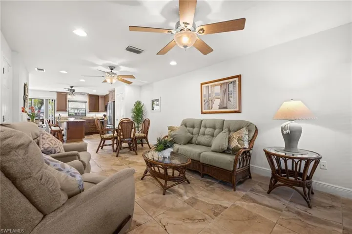 View of the living room as you enter
