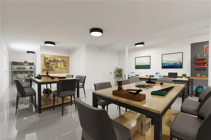 View of dining area