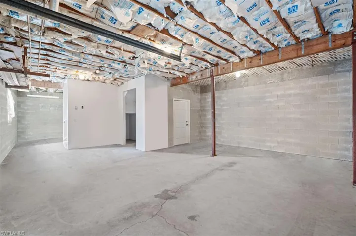View of basement