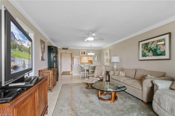 Open concept, nice furniture.