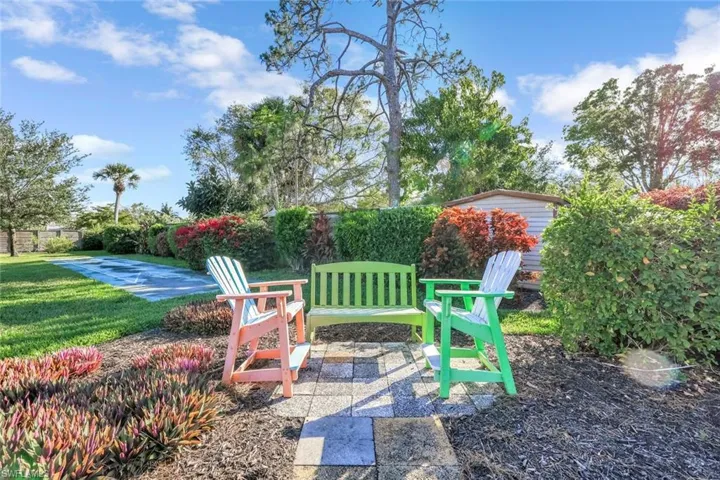 View of patio