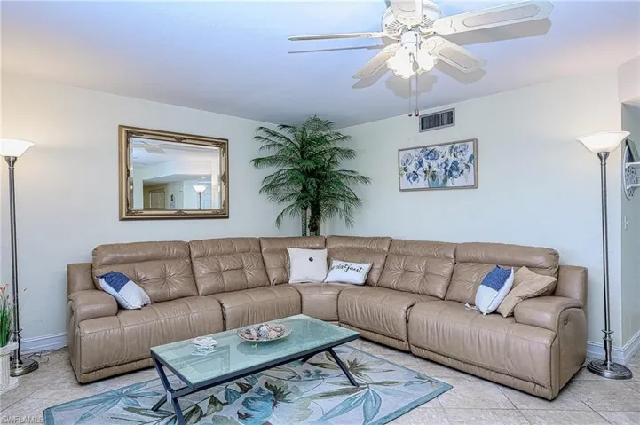 Living room featuring