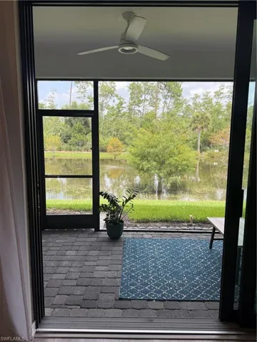 Lanai view of lake