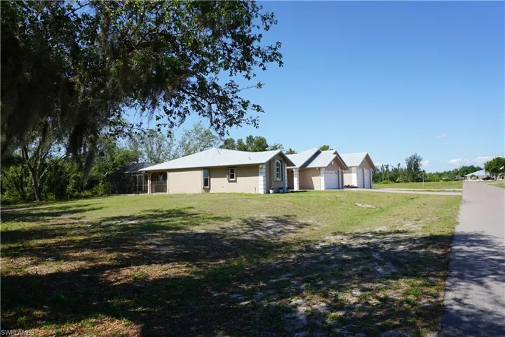 View from left lot line