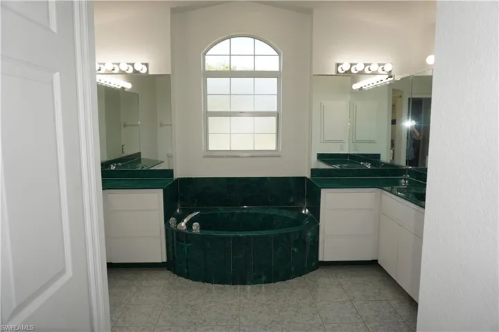 Primary bathroom with garden tub