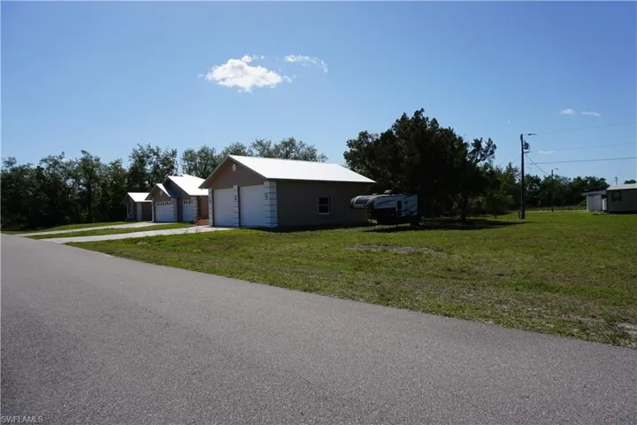 View from right lot line - 4 lots across the front