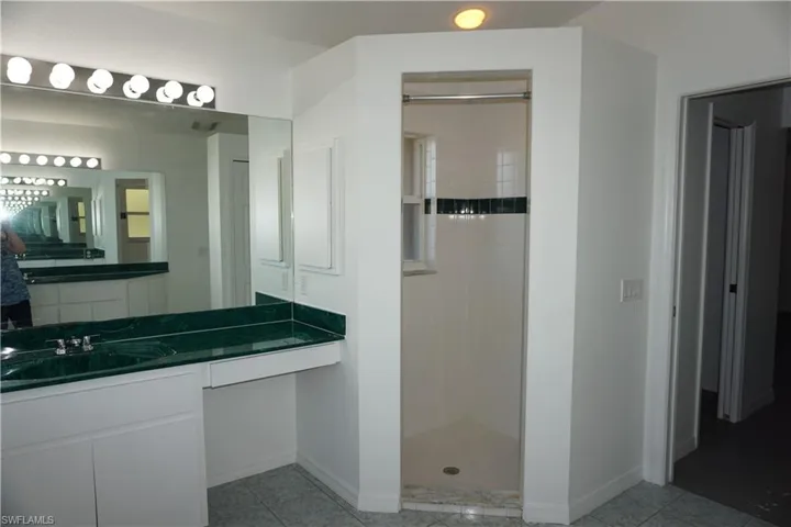 Primary bathroom shower