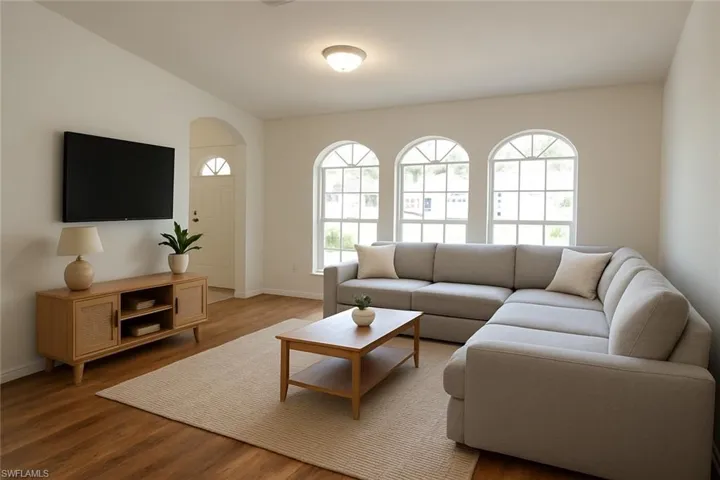 Living Room Virtually Staged