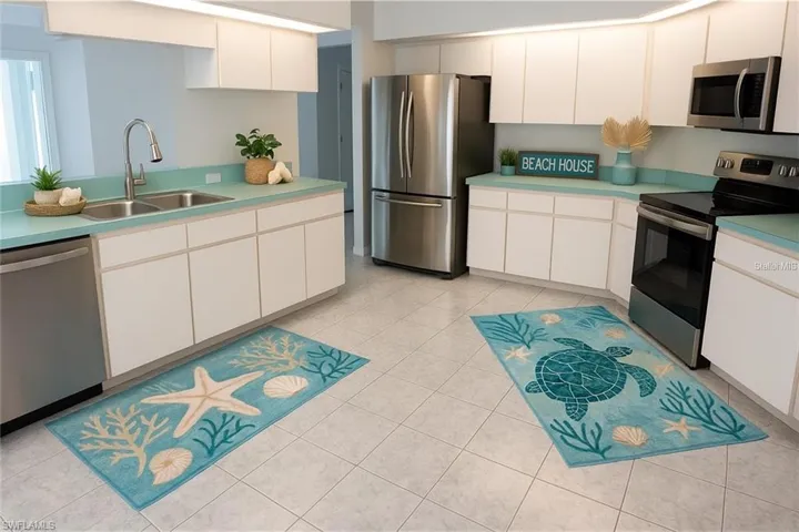 Kitchen Virtually Staged