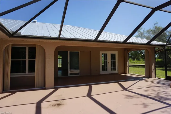 Screen enclosed lanai