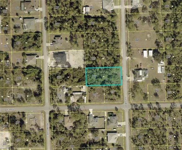 Map of property location featuring property parcel outlined