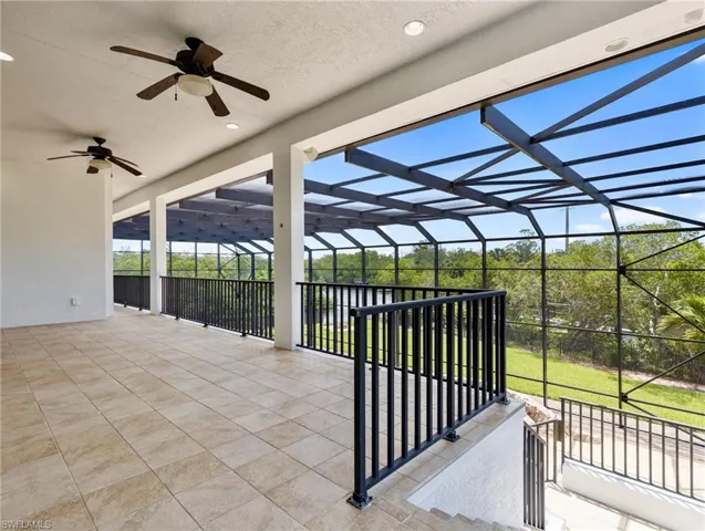 Balcony off living room.