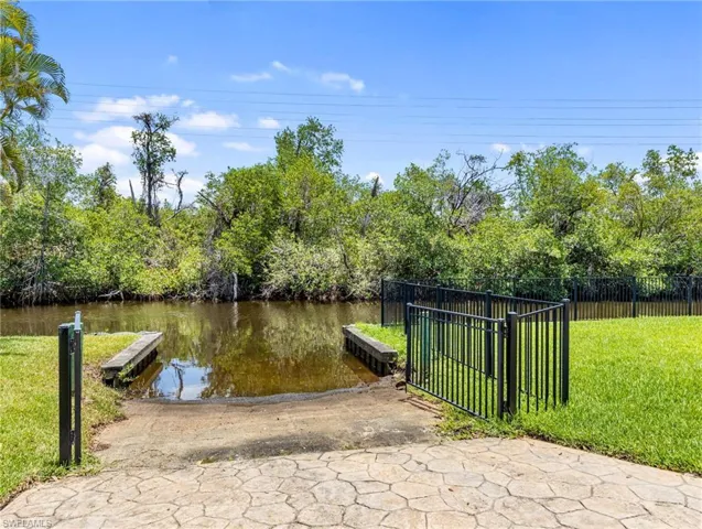 Boat ramp shared with neighbor.