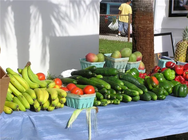 The farmer's market is open every Saturday from November to May and is just down the street.