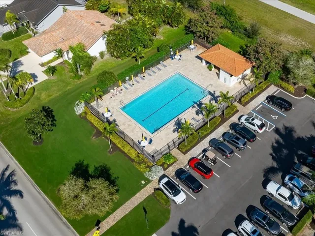 The clubhouse pool is across the street.