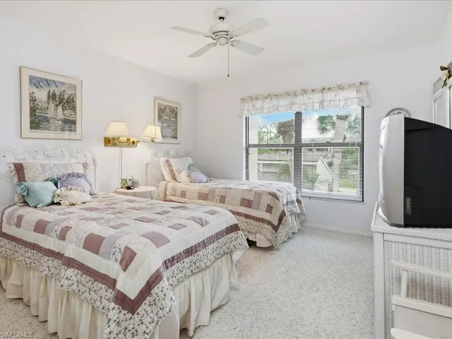 A split bedroom plan allows privacy for you and your guests.