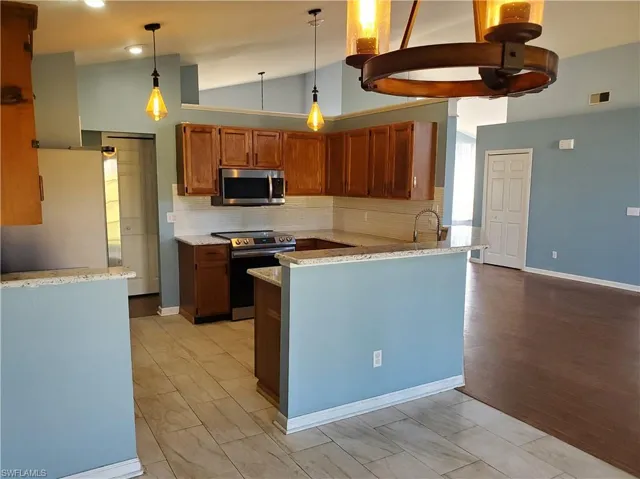 New stainless steel appliances