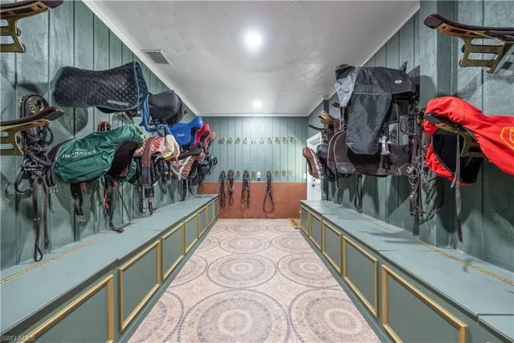 Air Conditioned Tack Room with Changing Room